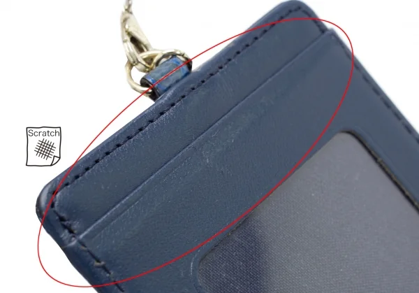 ランバンコレクションLANVIN collection チェーン付きカードケース 青 K-114138_006