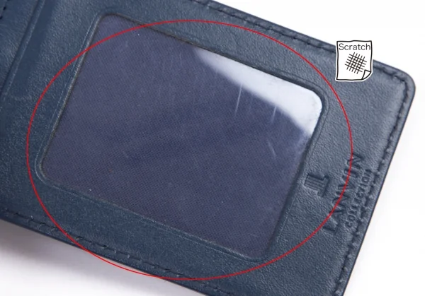 ランバンコレクションLANVIN collection チェーン付きカードケース 青 K-114138_007