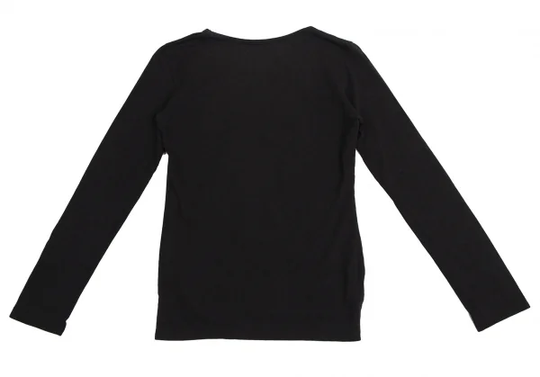ヴィヴィアンウエストウッド レッドレーベルVivienne Westwood Red Label グリッターリッププリントカットソー 黒2 K-114147_012