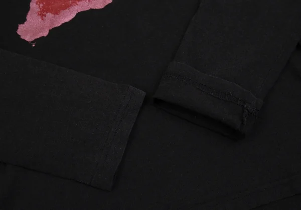ヴィヴィアンウエストウッド レッドレーベルVivienne Westwood Red Label グリッターリッププリントカットソー 黒2 K-114147_008