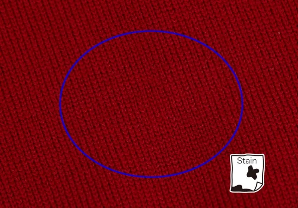ヴィヴィアンウエストウッド レッドレーベルVivienne Westwood Red Label ウールオーブワンポイント刺繍タートルネックニットセーター 赤S K-114151_014