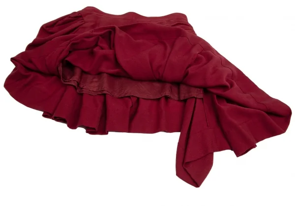 ヴィヴィアンウエストウッド レッドレーベルVivienne Westwood Red Label ギャザー切替変形スカート ワイン2 K-114156_010
