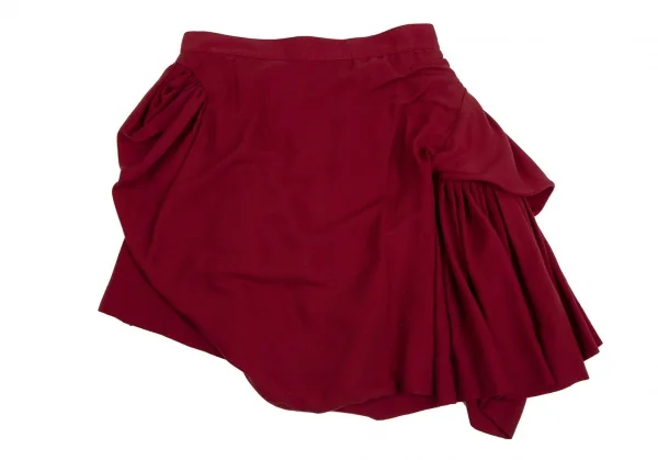 ヴィヴィアンウエストウッド レッドレーベルVivienne Westwood Red Label ギャザー切替変形スカート ワイン2 K-114156_002
