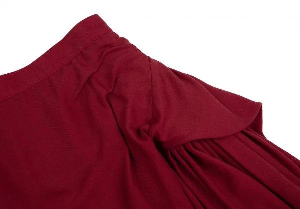 ヴィヴィアンウエストウッド レッドレーベルVivienne Westwood Red Label ギャザー切替変形スカート ワイン2 K-114156_006