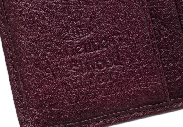 ヴィヴィアンウエストウッドVivienne Westwood オーブチャーム付きラウンドジップ財布 赤茶 K-114161_015