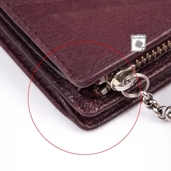 ヴィヴィアンウエストウッドVivienne Westwood オーブチャーム付きラウンドジップ財布 赤茶 K-114161_005