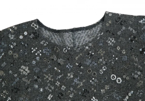 ヨーガンレール ババグーリJURGEN LEHL Babaghuri コットン小花ジャガードチュニック グレーM K-114175_003