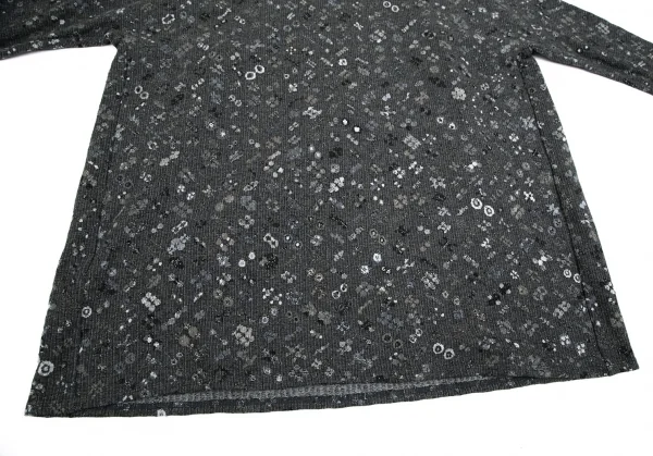 ヨーガンレール ババグーリJURGEN LEHL Babaghuri コットン小花ジャガードチュニック グレーM K-114175_006