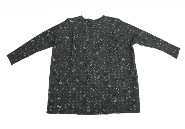 ヨーガンレール ババグーリJURGEN LEHL Babaghuri コットン小花ジャガードチュニック グレーM K-114175_008