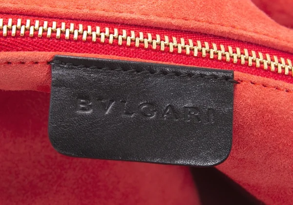 BVLGARI Lizard switching fur handbag K-114180_020