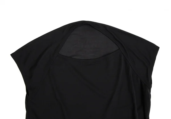 ジジリgigli ウエストコードラグラン切替半袖トップス 黒38(M) K-114189_003