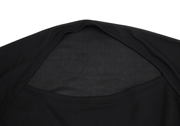 ジジリgigli ウエストコードラグラン切替半袖トップス 黒38(M) K-114189_004