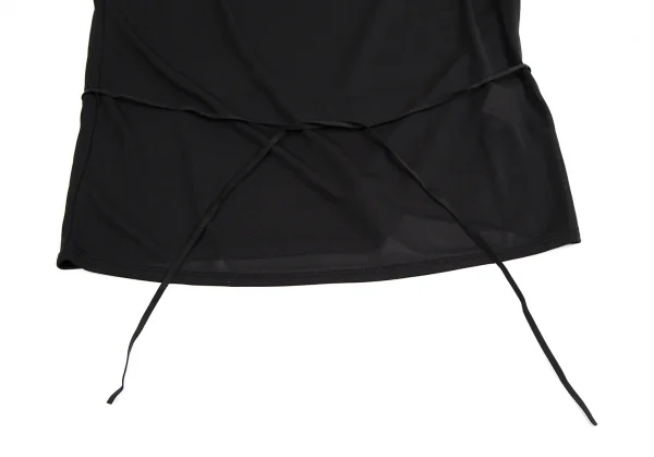 ジジリgigli ウエストコードラグラン切替半袖トップス 黒38(M) K-114189_006