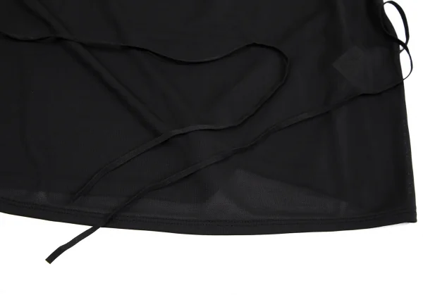 ジジリgigli ウエストコードラグラン切替半袖トップス 黒38(M) K-114189_007