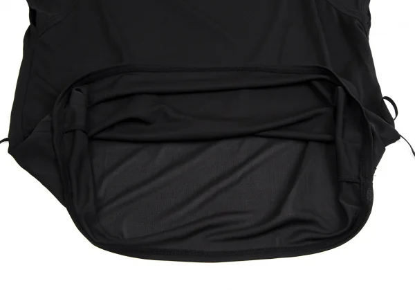 ジジリgigli ウエストコードラグラン切替半袖トップス 黒38(M) K-114189_008