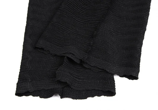 イッセイミヤケ ISSEY MIYAKE ストレッチプリーツワイドパンツ 黒S K-114253_006