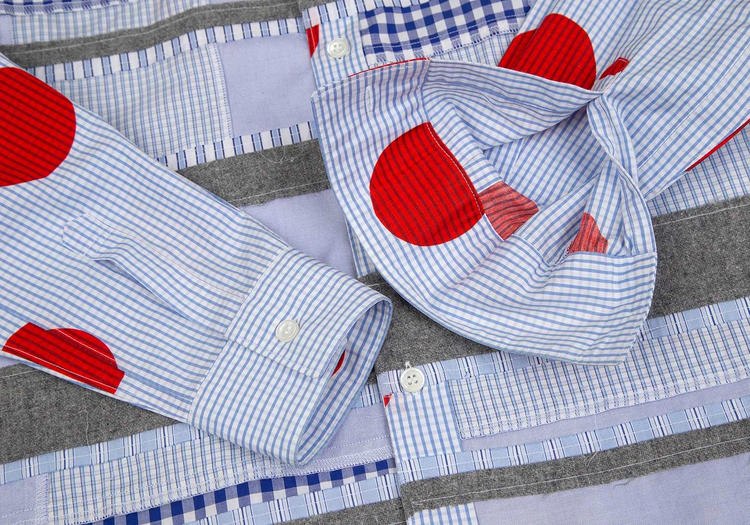 コムデギャルソン チェックシャツ コムデギャルソン オムCOMME des GARCONS HOMME フロントウール