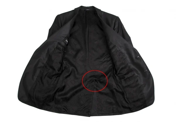 ドルチェ&ガッバーナDOLCE&GABBANA MARTINI シャイニーシャドーストライプナローラペルジャケット チャコール44 K-114268_012