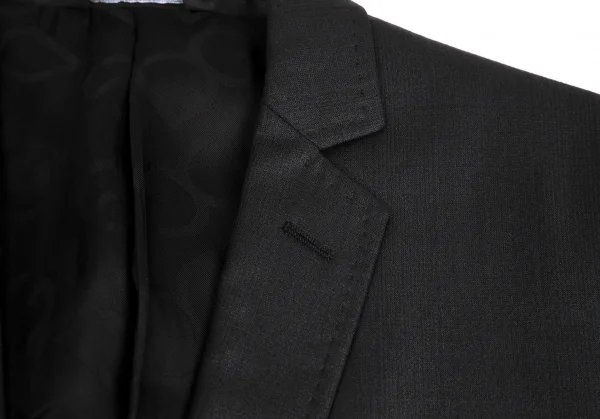 ドルチェ&ガッバーナDOLCE&GABBANA MARTINI シャイニーシャドーストライプナローラペルジャケット チャコール44 K-114268_004