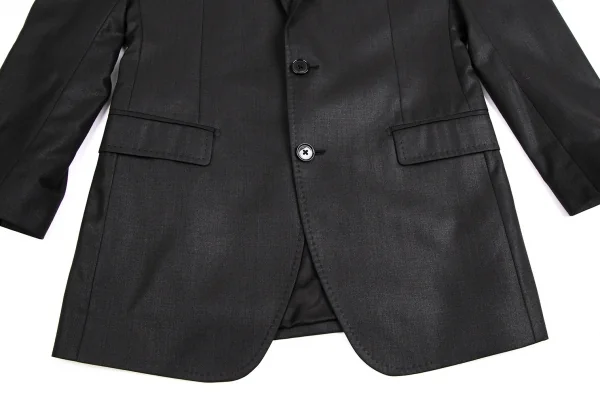 ドルチェ&ガッバーナDOLCE&GABBANA MARTINI シャイニーシャドーストライプナローラペルジャケット チャコール44 K-114268_009