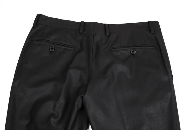 ドルチェ&ガッバーナDOLCE&GABBANA MARTINI シャイニーシャドーストライプテーパードパンツ チャコール44 K-114269_012