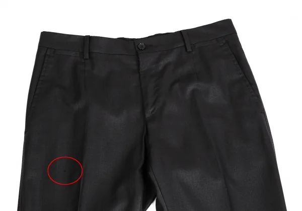 ドルチェ&ガッバーナDOLCE&GABBANA MARTINI シャイニーシャドーストライプテーパードパンツ チャコール44 K-114269_002