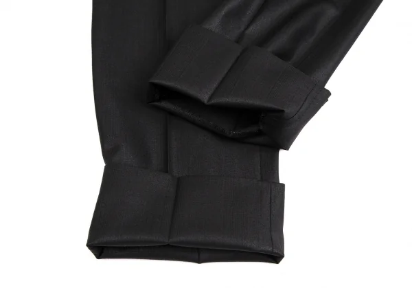 ドルチェ&ガッバーナDOLCE&GABBANA MARTINI シャイニーシャドーストライプテーパードパンツ チャコール44 K-114269_008