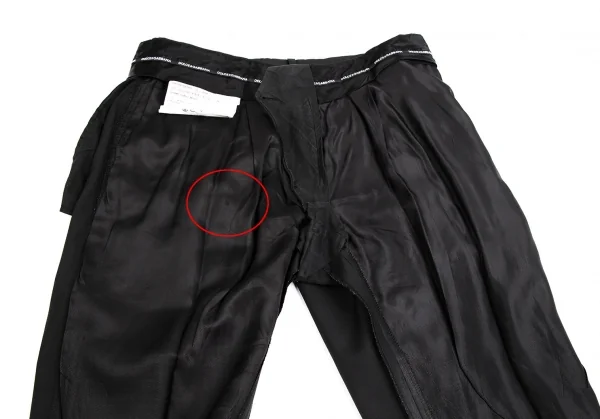 ドルチェ&ガッバーナDOLCE&GABBANA MARTINI シャイニーシャドーストライプテーパードパンツ チャコール44 K-114269_009