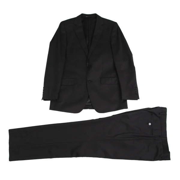 XL! ドルチェ&ガッバーナ Soft スーツ セットアップ 黒 ブラック ドルチェ&ガッバーナDOLCE&GABBANA ウールポリギャバ2Bセットアップ