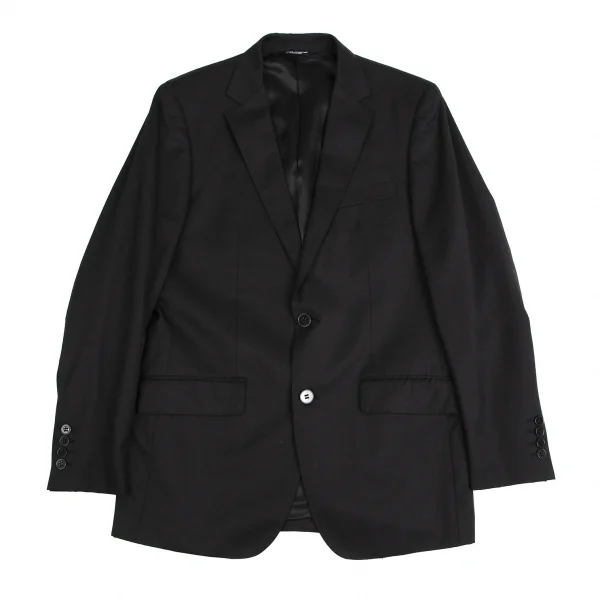 ドルチェ&ガッバーナDOLCE&GABBANA ウールポリギャバ2Bセットアップ