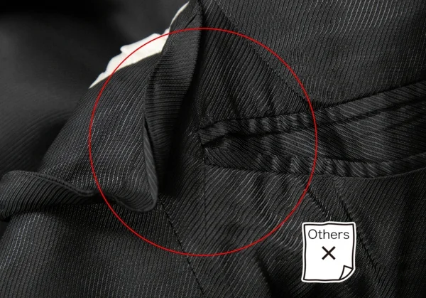 ドルチェ&ガッバーナDOLCE&GABBANA GOLD ウールシルクノッチドナローラペルセットアップスーツ 黒44 K-114279_006