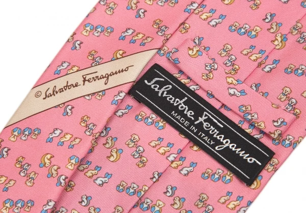 Salvatore Ferragamo Silk animal printed tie K-114299_009