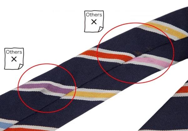 ポールスミス コレクション Paul Smith COLLECTION シルクボールドレジメンタルストライプネクタイ 紺マルチ K-114303_007