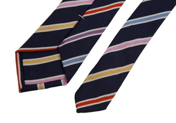 ポールスミス コレクション Paul Smith COLLECTION シルクボールドレジメンタルストライプネクタイ 紺マルチ K-114303_009