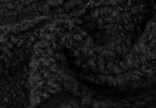 ランベルトロザーニLAMBERTO LOSANI シルク混ウールカシミヤループニットジャケット 黒S K-114355_012