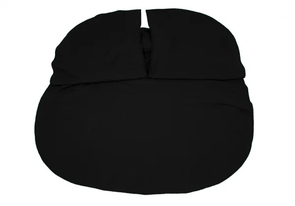 アニオナAGNONA MARTORA 起毛フーデッドマントコート 黒F K-114356_008