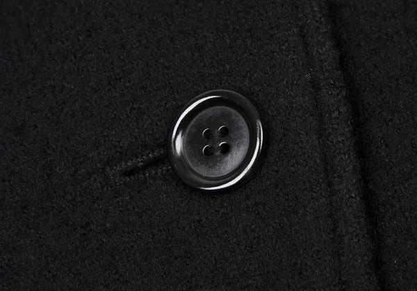 アンテプリマANTEPRIMA グログラントリミングウールノーカラージャケット 黒42 K-114360_010