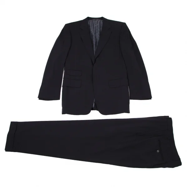 GUCCI Lining GG Monogram Stretch Wool Change Pocket Jacket & Pants Navy 46 K-114379_001