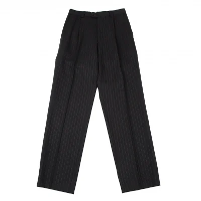 ヴェルサーチクラシックVERSACE CLASSIC V2 ウールストライプスラックスパンツ