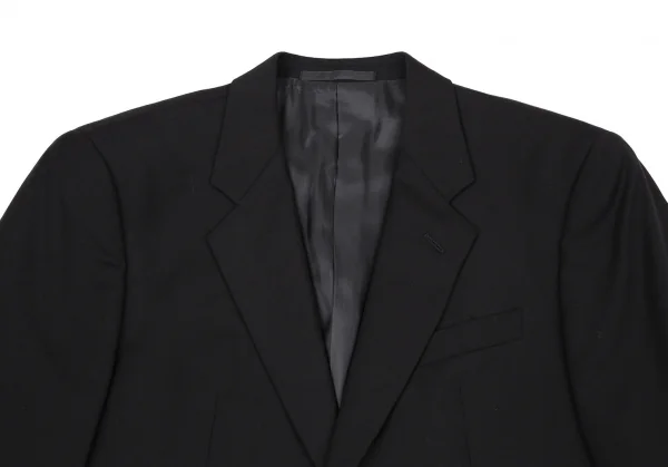 アルマーニコレツィオーニARMANI COLLEZIONI ノッチドラペル2Bテーラードジャケット 黒L位 K-114383_002