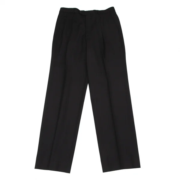 アルマーニコレツィオーニARMANI COLLEZIONI ワンタックスラックスパンツ 黒L位 K-114384_001