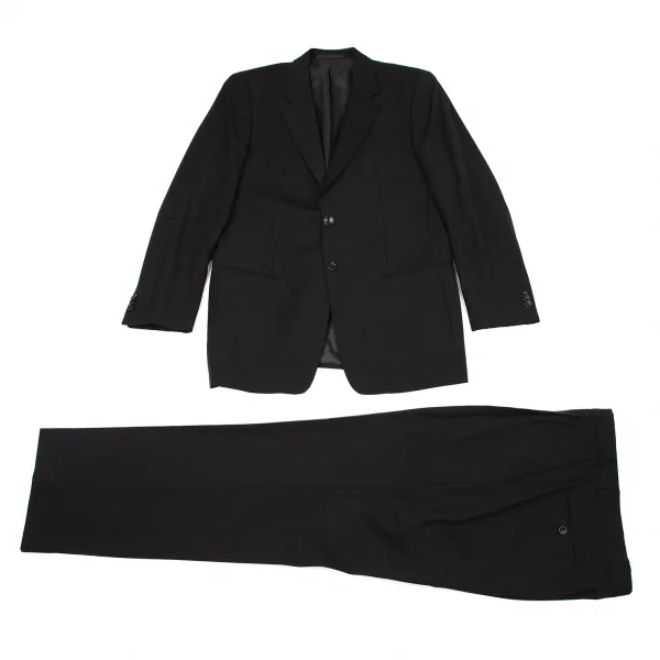 アルマーニコレツィオーニARMANI COLLEZIONI ワンタックスラックスパンツ 黒L位 K-114384_011