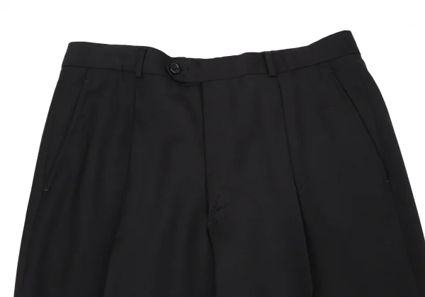 アルマーニコレツィオーニARMANI COLLEZIONI ワンタックスラックスパンツ 黒L位 K-114384_002