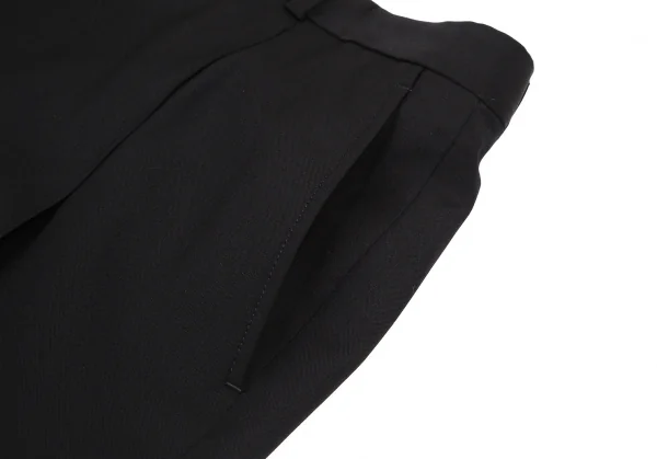 アルマーニコレツィオーニARMANI COLLEZIONI ワンタックスラックスパンツ 黒L位 K-114384_005