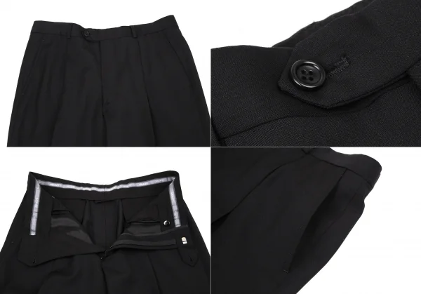 アルマーニコレツィオーニARMANI COLLEZIONI ノッチドラペル2Bセットアップスーツ 黒L位 K-114385_013