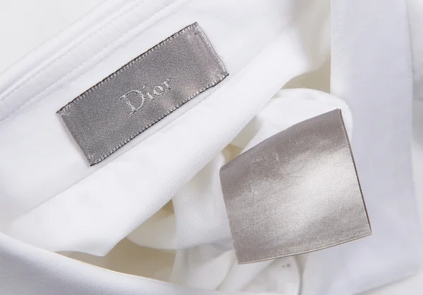 ディオールオムDior homme コットンビー刺繍シャツ 白M位 K-114396_014