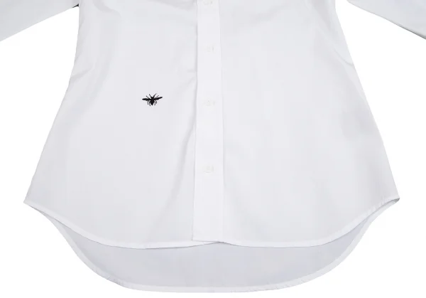 ディオールオムDior homme コットンビー刺繍シャツ 白M位 K-114396_007