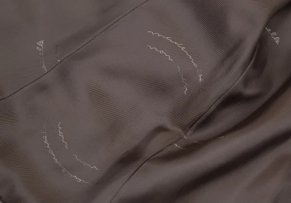 マドモアゼルノンノンMademoiselle NON NON ウールシルクセットアップスーツ グレージュ40L K-114414_007