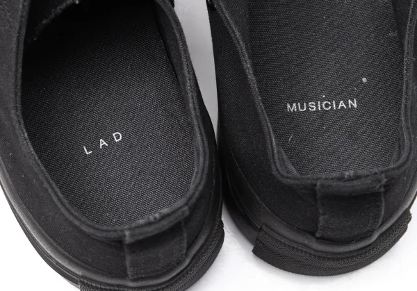 KKK　ラッドミュージシャン LAD MUSICIAN 黒 ラッドミュージシャンLAD MUSICIAN キャンバススニーカー 黒36