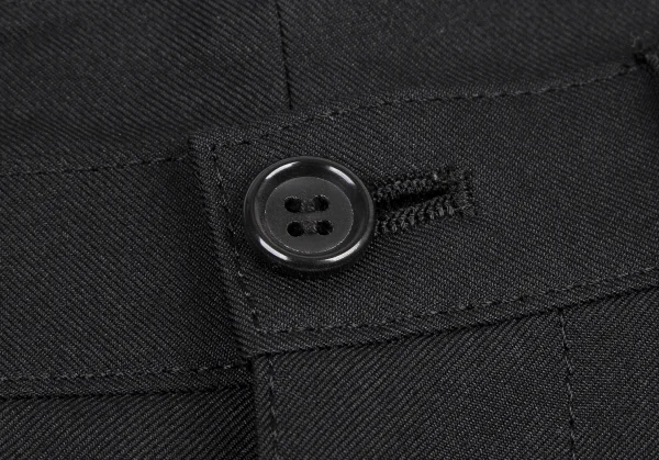 トリココムデギャルソンtricot COMME des GARCONS ポリギャバツータックパンツ 黒S K-114460_003